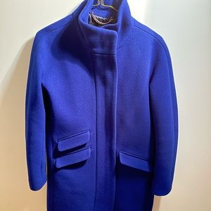 J. Crew Petite cocoon coat in Italian stadium-cloth wool. Size 0P